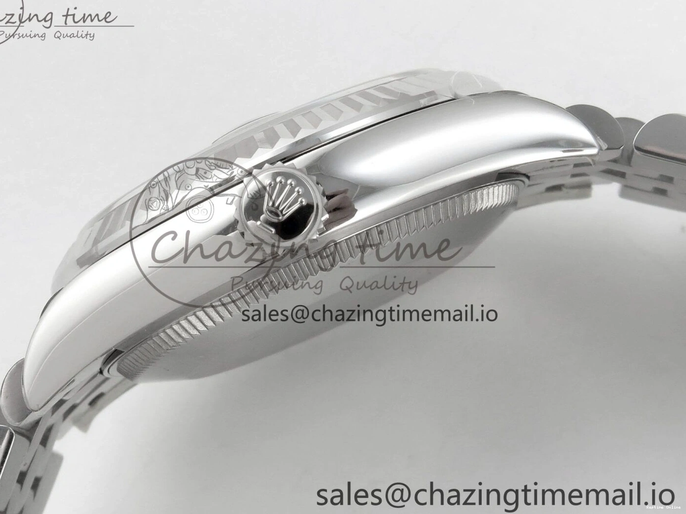 0228 Popular DateJust 31 278274 THBF 1:1 Best Edition 904L Steel Gray Diamond Dial on SS Jubilee Bracelet HZ Cal. 5